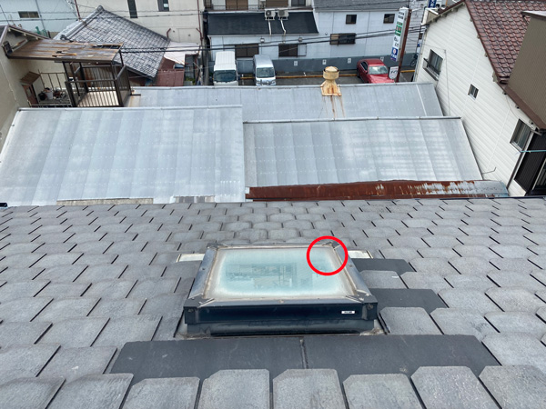 奈良県天理市Ｎ邸雨漏り修理工事施工前