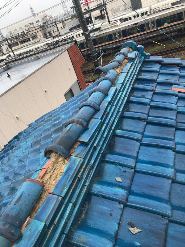 大阪府堺市Ｓ邸屋根葺き替え工事施工前写真
