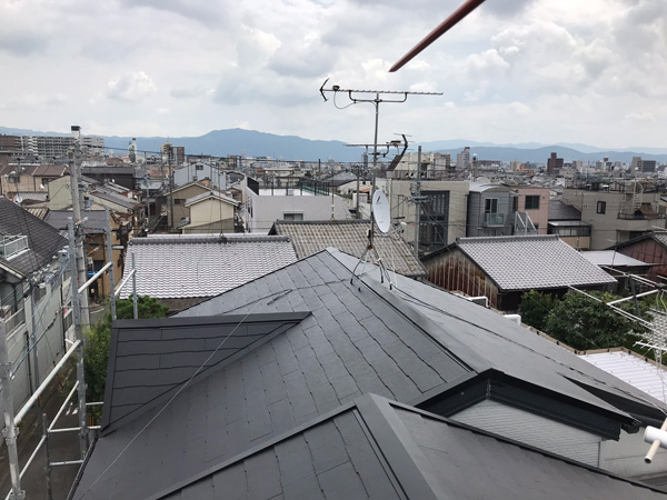 奈良県山辺郡Ｈ邸屋根修理・塗装工事施工後