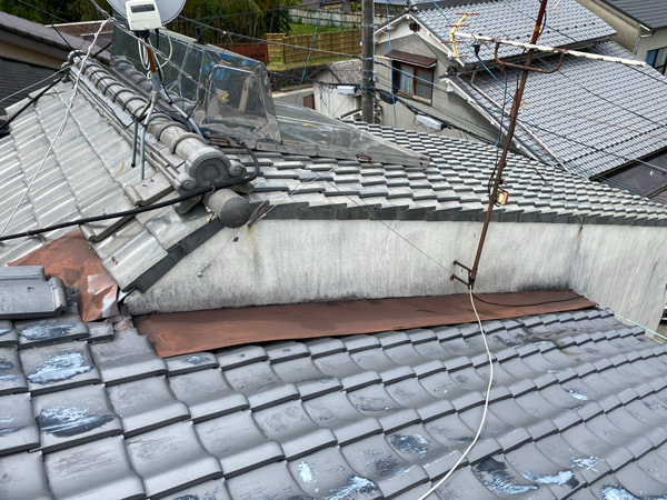 奈良県磯城郡Ｉ邸雨漏り修理工事施工前写真