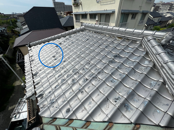 神奈川県横須賀市Ｕ邸雨漏り修理・屋根瓦修理工事