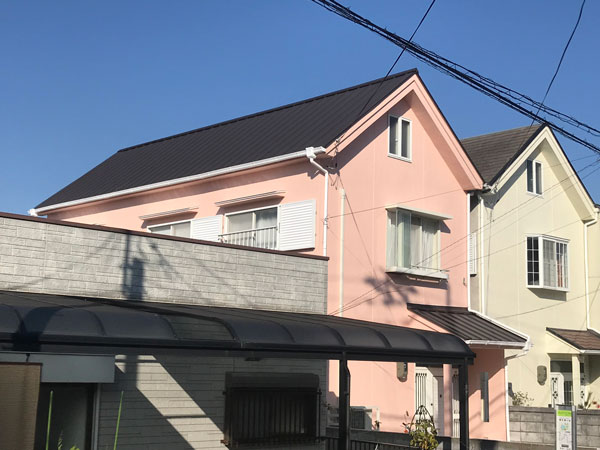 大阪部枚方市Ｙ邸屋根工事、外壁塗装工事施工後