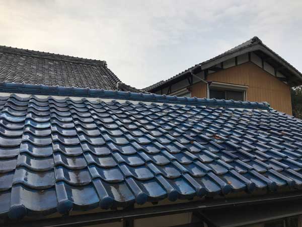 京都府長岡京市Ｎ邸雨漏り修理、屋根修理工事施工後
