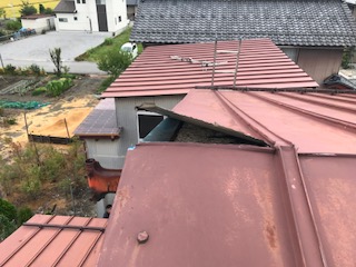 滋賀県草津市Ｋ邸屋根修理工事施工前