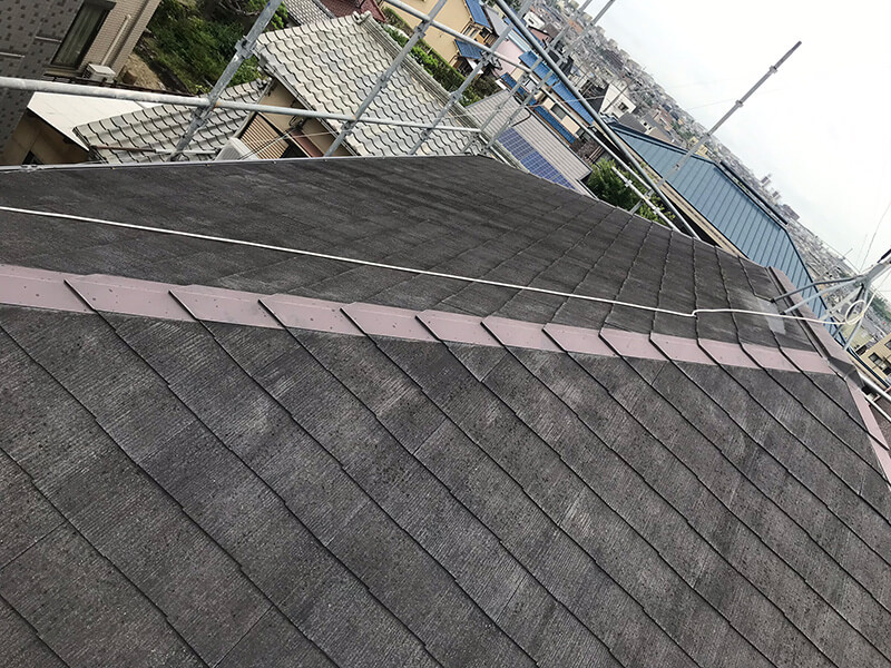 屋根塗装工事before