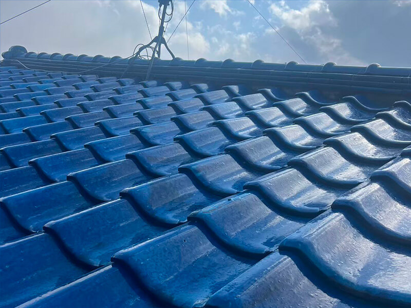 築52年瓦屋根・漆喰劣化・瓦ズレの写真