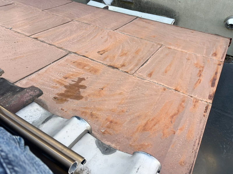 トタン屋根 錆び 劣化 施工前