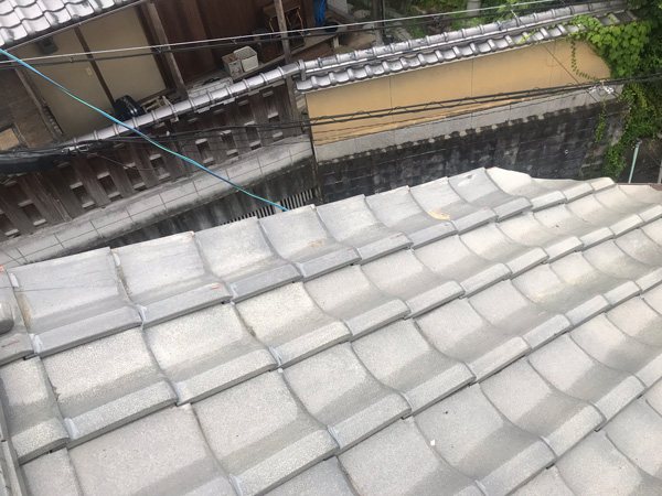 大阪府和泉市Ｍ邸屋根瓦雨漏り修理工事施工後写真