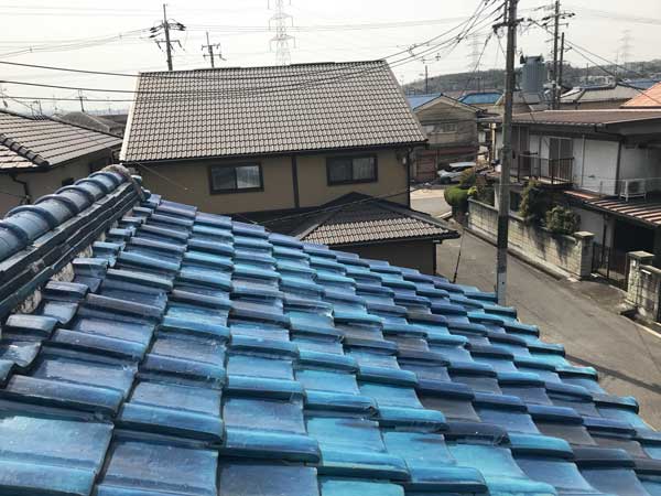 京都府京田辺市Ｎ邸屋根瓦雨漏り修理工事施工後