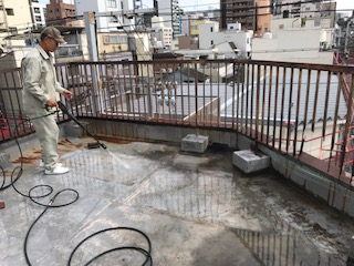 奈良市Ｙ邸雨漏り修理工事施工中1