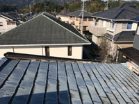 京都市東山区屋根修理工事 施工前2