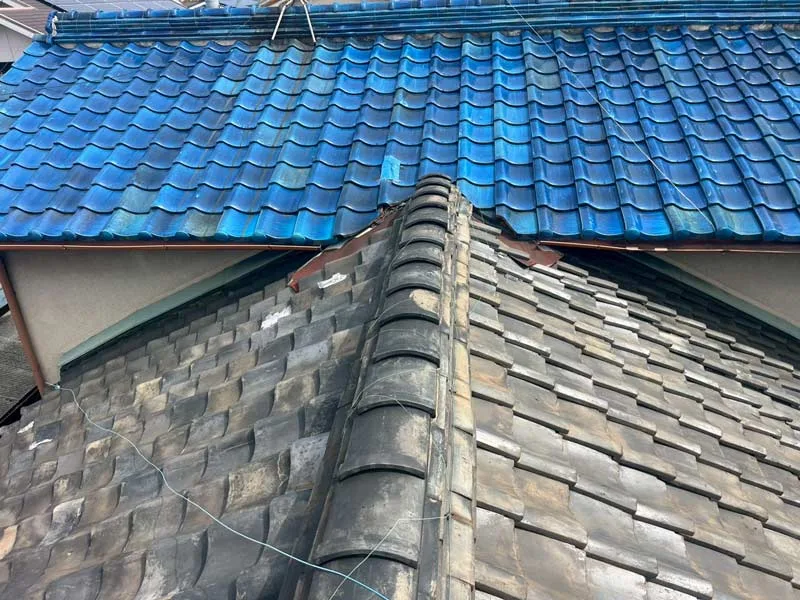 高槻市旧市街地の瓦屋根住宅をイメージした写真