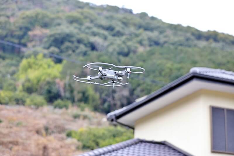 ドローン・カメラを使った安全な確認方法