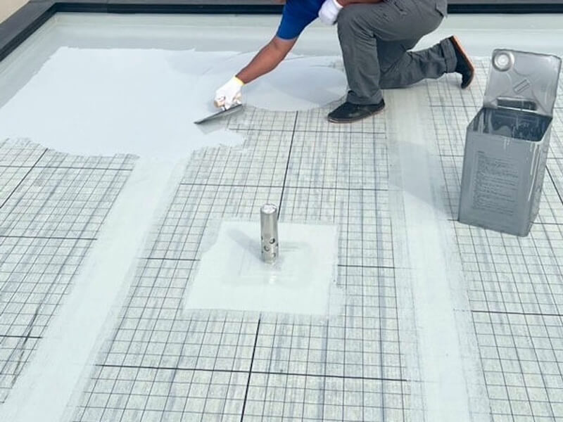 ウレタン主剤塗布