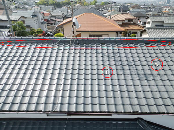千葉県松戸市Ｋ邸屋根・雨漏り修理工事